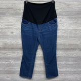 Full Panel Crop Jeans *