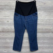 Full Panel Crop Jeans *