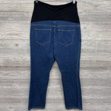Full Panel Crop Jeans *