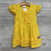 NEW LS Dress Ruffles Flutter Sleeves 12-18m