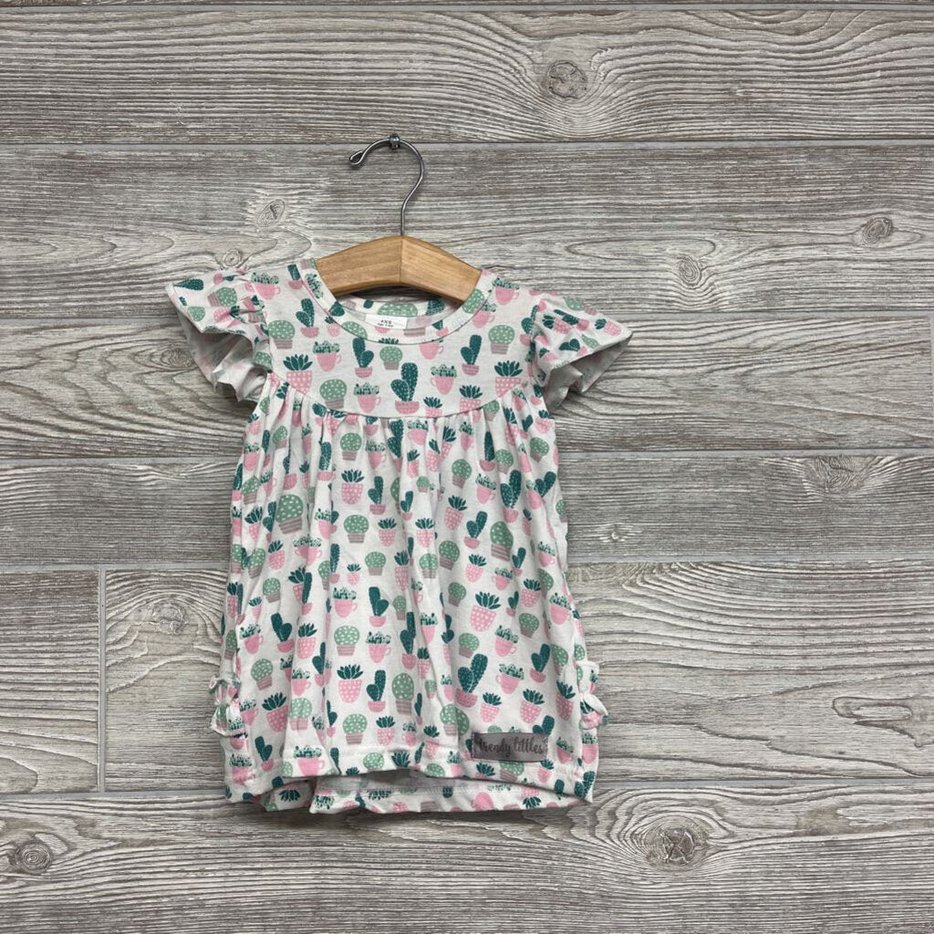 NEW Dress Cactus Flutter Sleeves