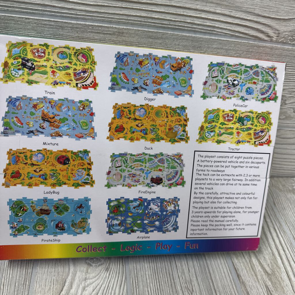 NEW Puzzle Mobile TRain Farm Set