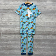 NEW 2 Pc Bamboo PJs Planes Love Family