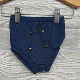 NEW 2 Pc Halter Top & Bummies Stripes Buttons 9-12m