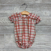 Plaid Bodysuit Buttons