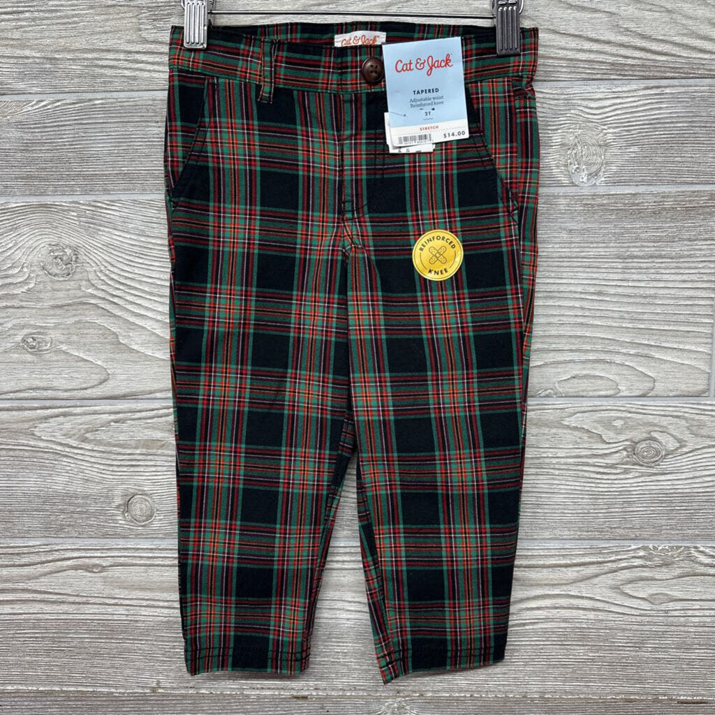 NEW Plaid Tapered Pants