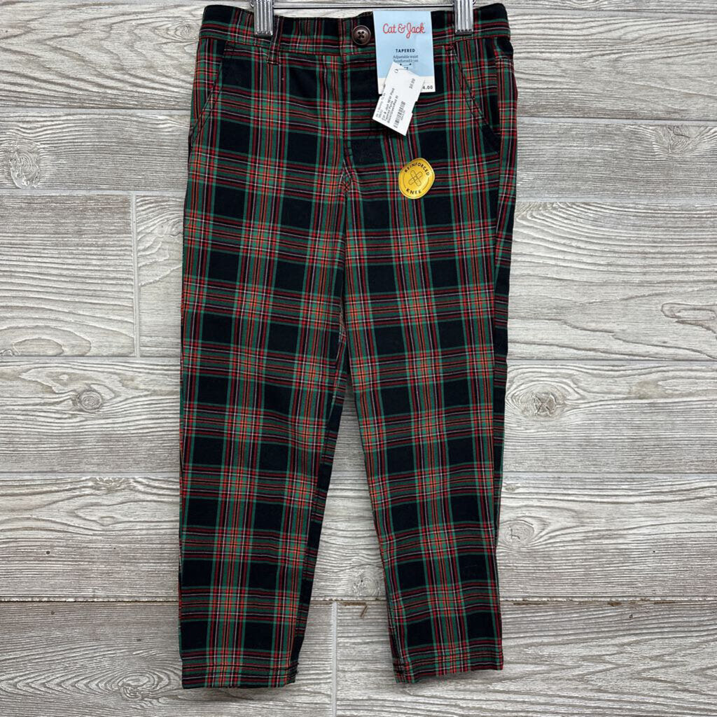 NEW Plaid Tapered Pants