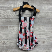 NEW Halter Romper Flowers Stripes 3-6m
