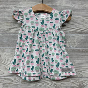 NEW Dress Flutter Sleeves Cactus