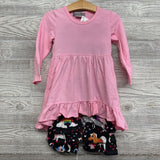 NEW 2 Pc LS Shirt & Pants Ruffles Unicorns