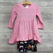 NEW 2 Pc LS Shirt & Pants Ruffles Unicorns