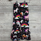 NEW 2 Pc LS Shirt & Pants Ruffles Unicorns