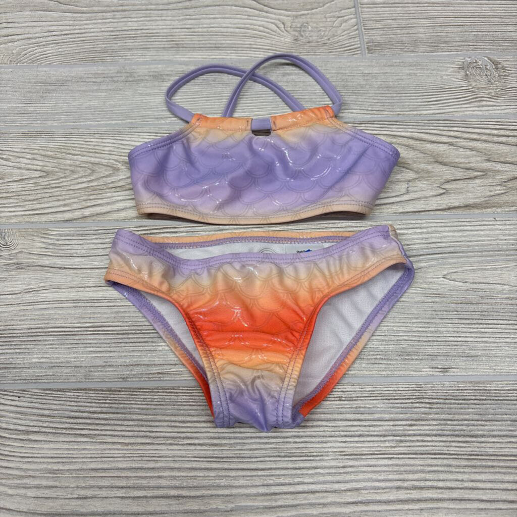2 Pc Swimsuit Mermaid Scales