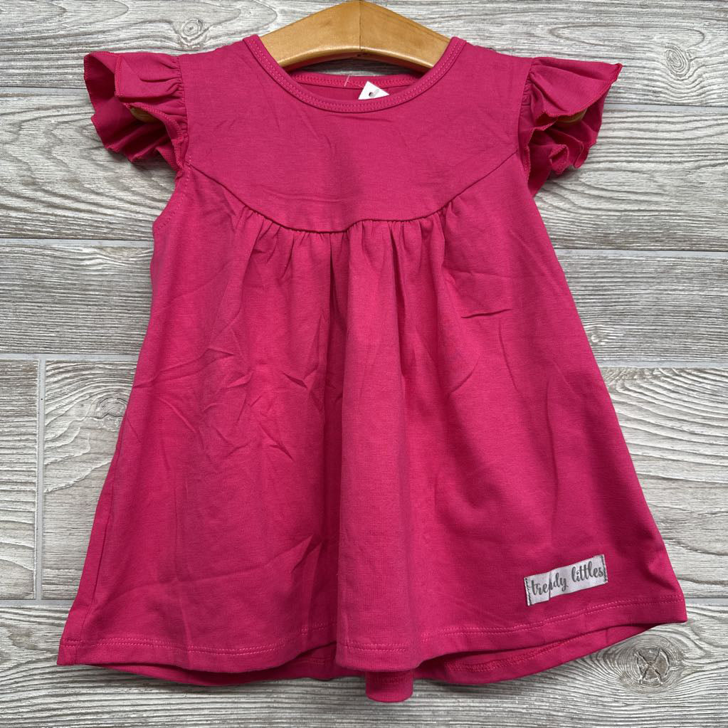 NEW Dress Flutter Sleeves 12M