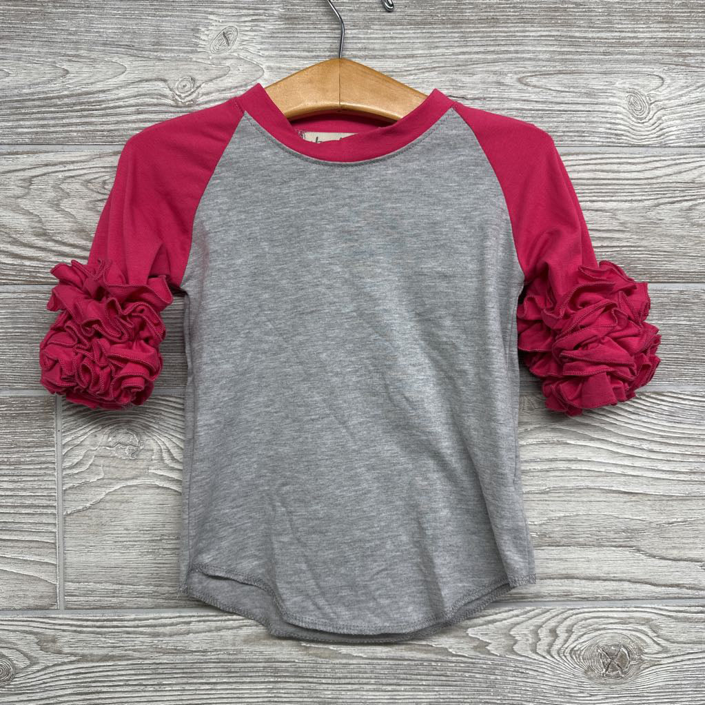 NEW LS Shirt Ruffles 2T