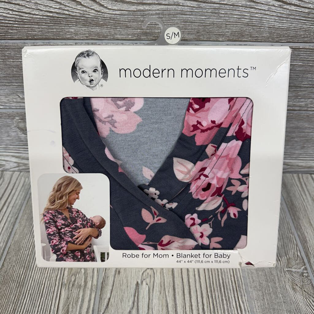 NEW Robe For Mom & Blanket For Baby