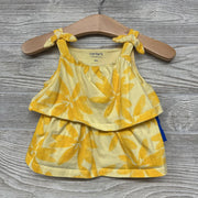 Tank Top Flowers Bow Straps