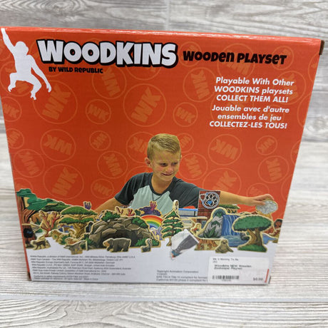 NEW Wooden Zookeeper Playset