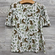 Bamboo Viscose Shirt Leopards Leaves