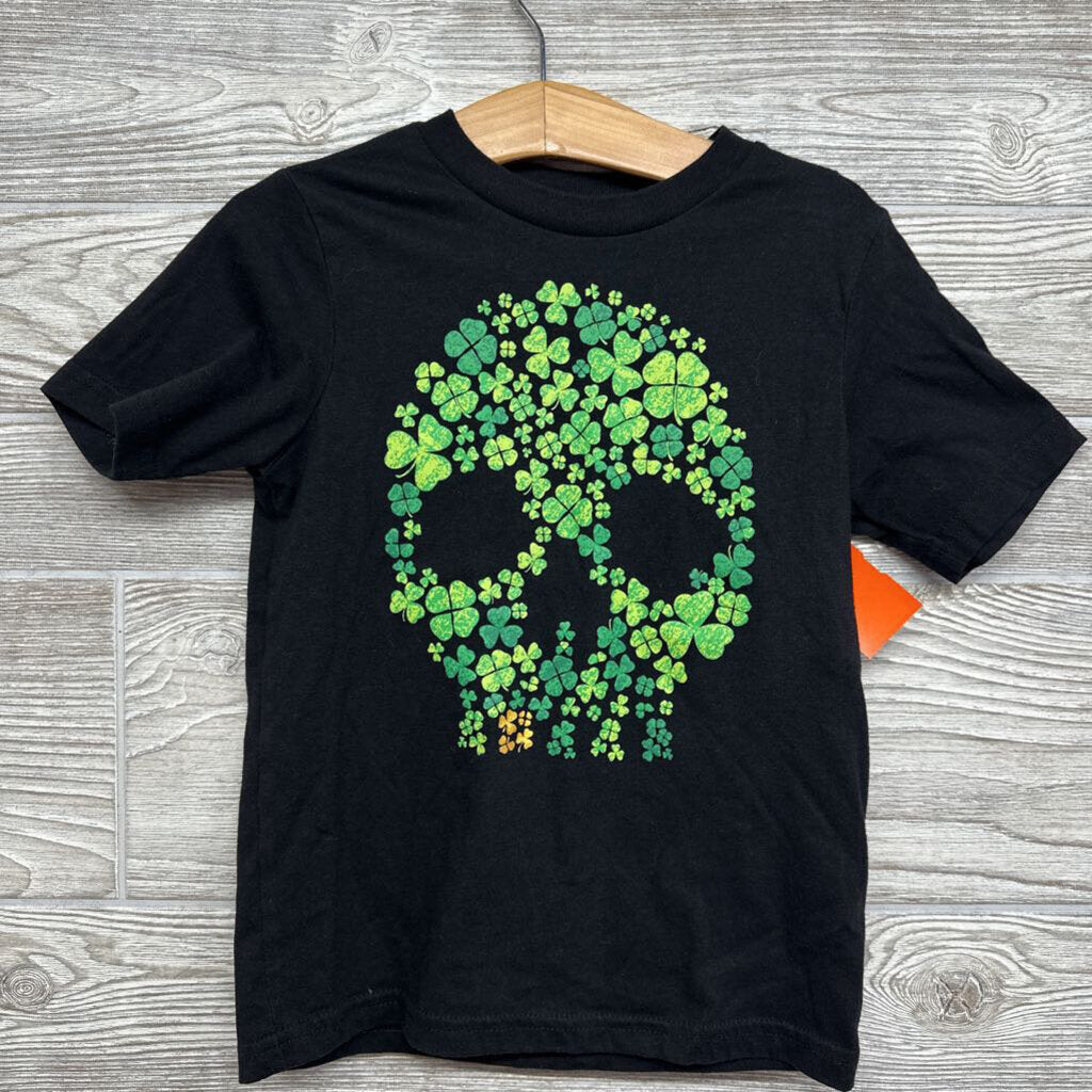 Shirt Shamrock Skull 4-5