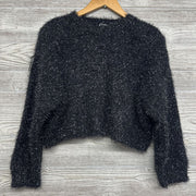 NEW Crop Glitter Sweater 10-12