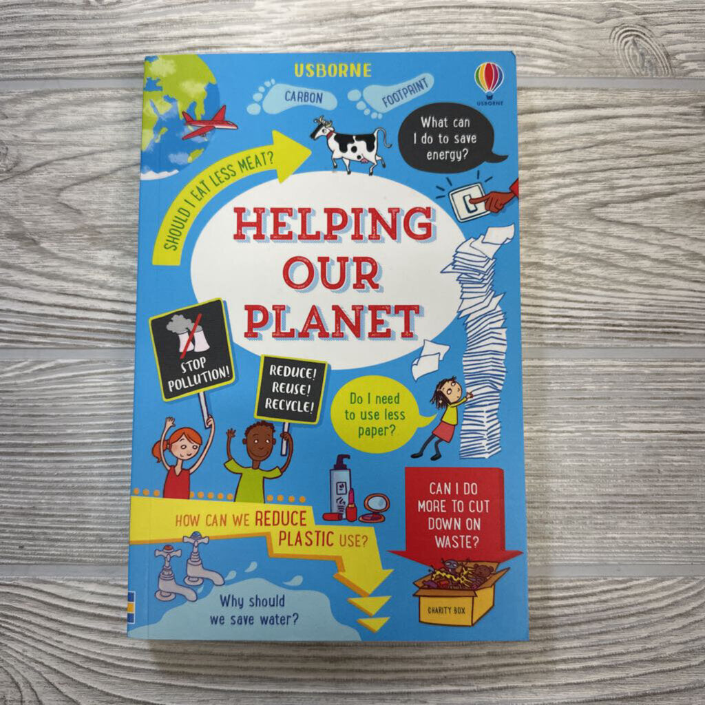 Book Usborne Helping Our Planet