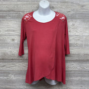 LS Ribbed Nursing Shirt Lace