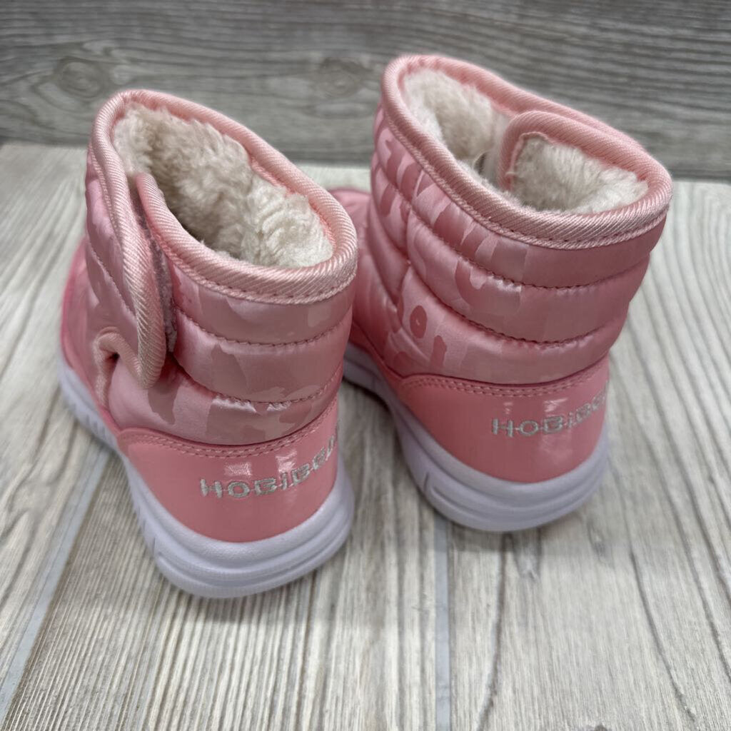 Puffer Velcro Snow Boots 8c