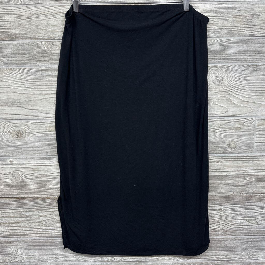 Ruched Skirt Side Slit