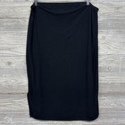 Ruched Skirt Side Slit