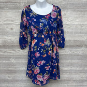 LS Chiffon Dress Flowers