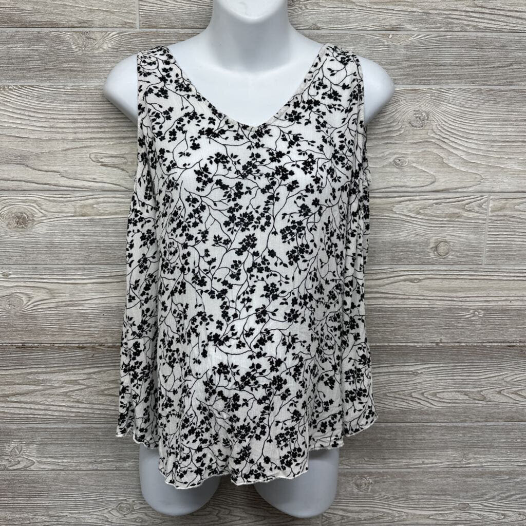 Tank Blouse Flowers