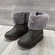 Duchess Side Zip Boots Faux Fur