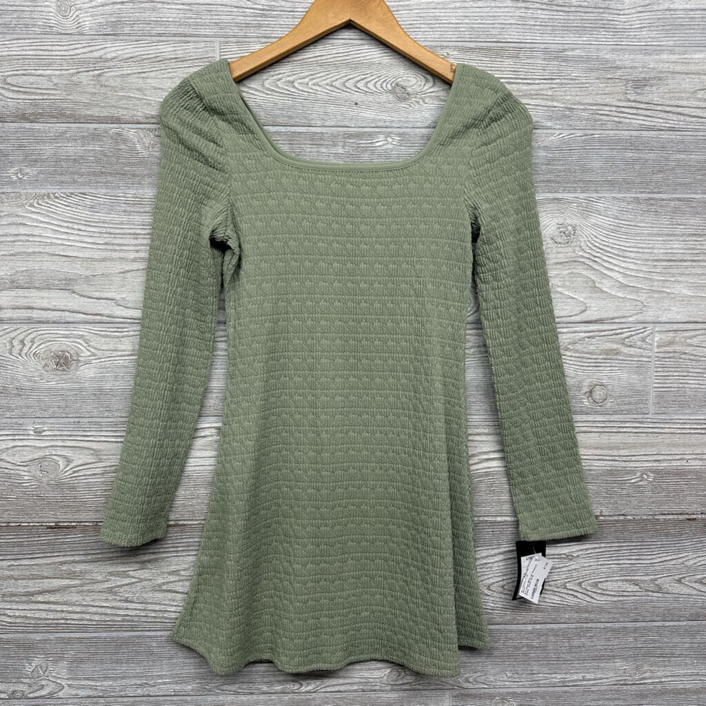 NEW LS Textured Dress