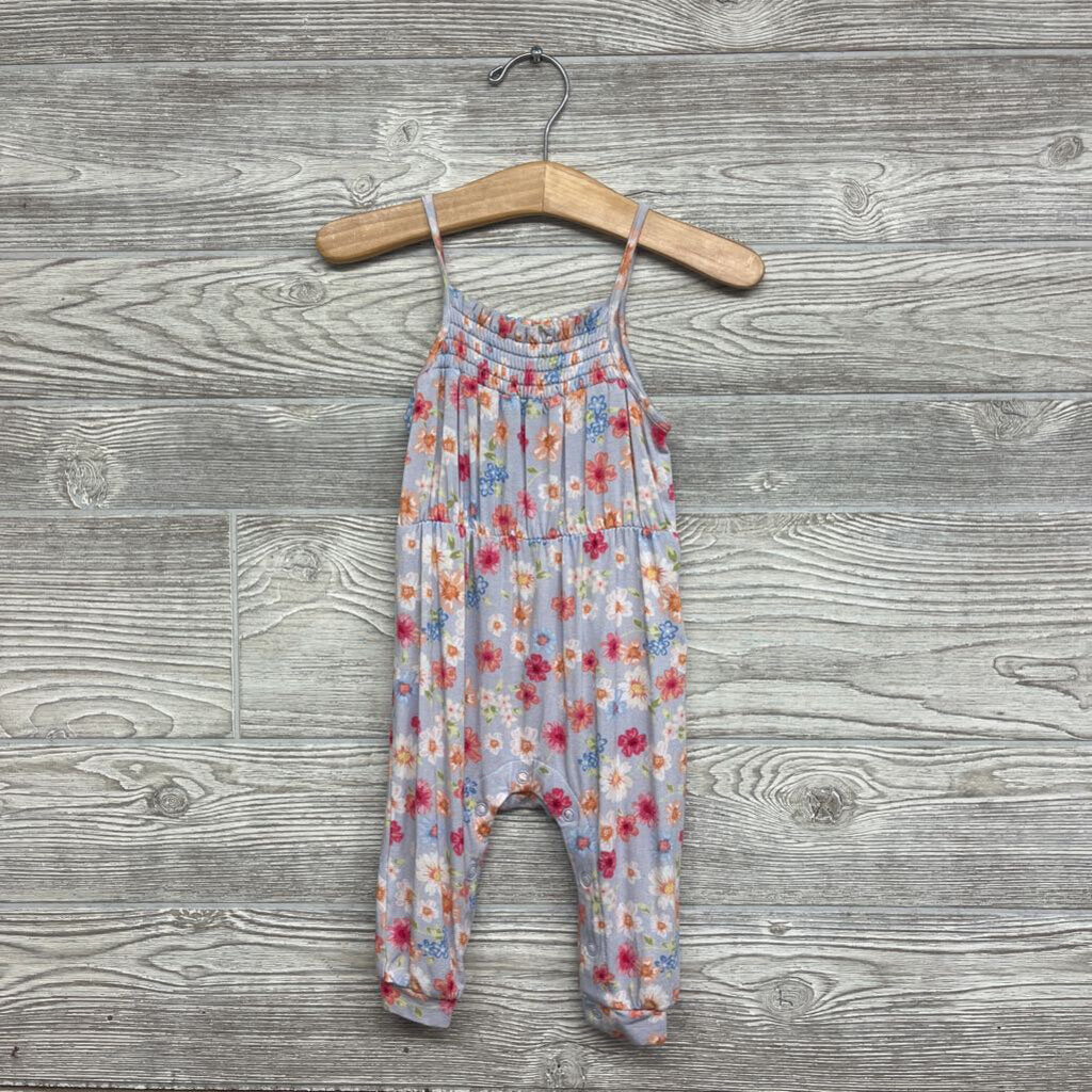 Bamboo Tank Romper Flowers