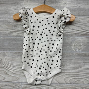 Ribbed Bodysuit Dots Ruffles