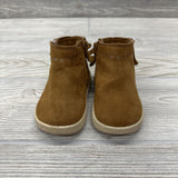 Side Zip Ankle Boots Back Fringe