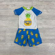 2 Pc Swimsuit Pineapples