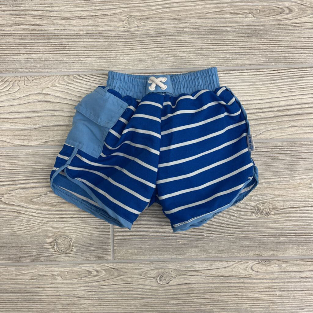 Swim Trunk Stripes W/ Swim Diaper