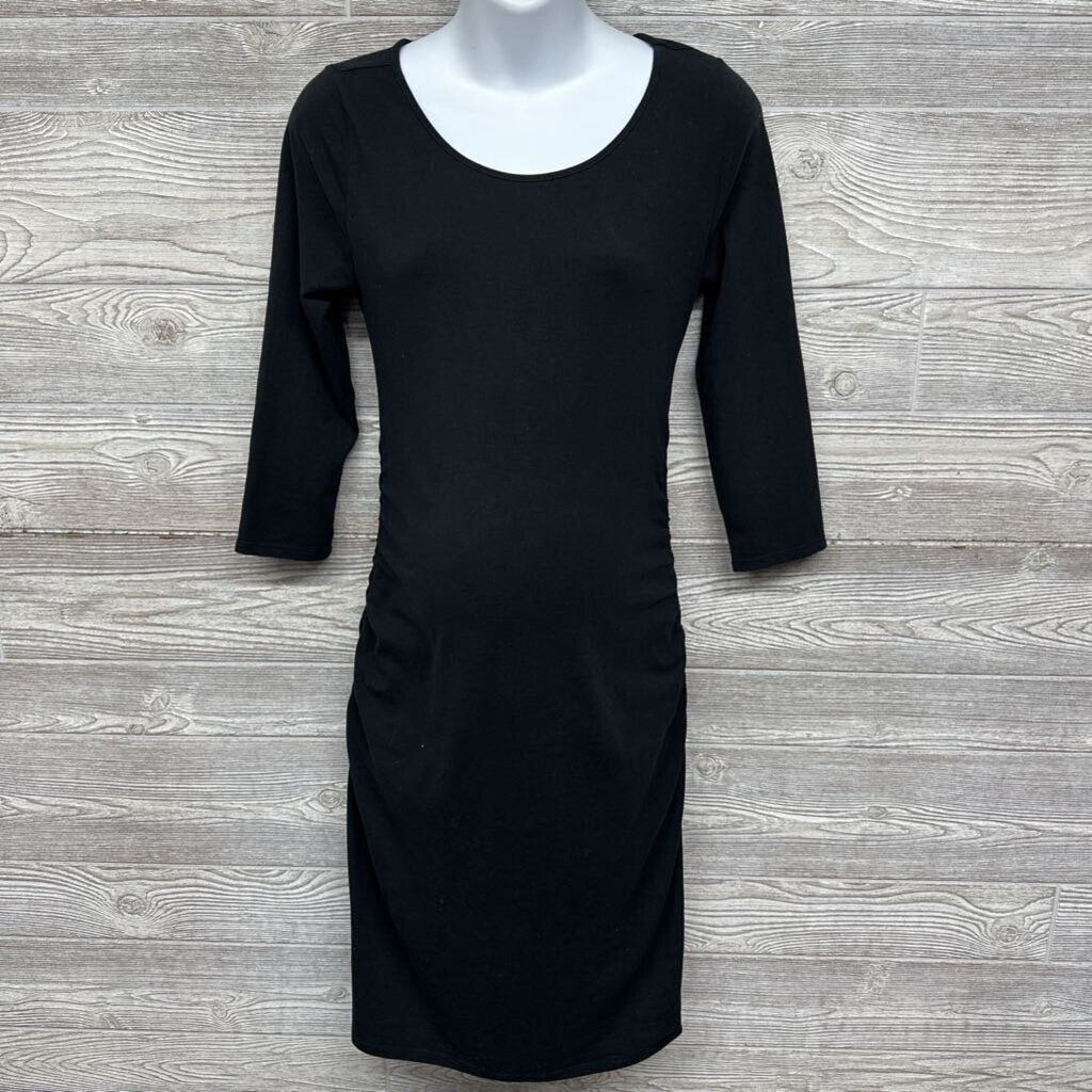 LS Ruched Bodycon Dress