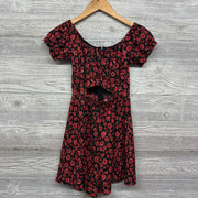 Romper Flowers Front Cut Out