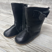 NEW Faux Leather Boots Bow