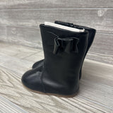 NEW Faux Leather Boots Bow