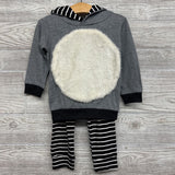 NEW 2 Pc Pullover W/ Hood & Pants Stripes