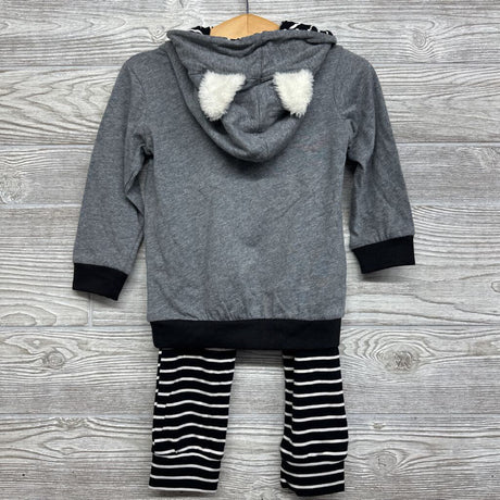 NEW 2 Pc Pullover W/ Hood & Pants Stripes