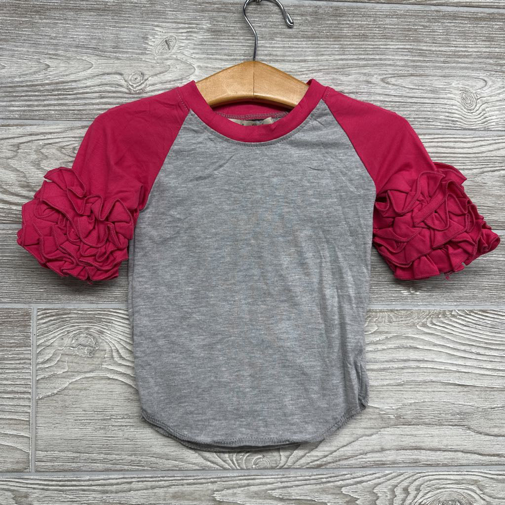 NEW LS Shirt Ruffle Sleeves 12m