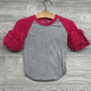 NEW LS Shirt Ruffle Sleeves 12m