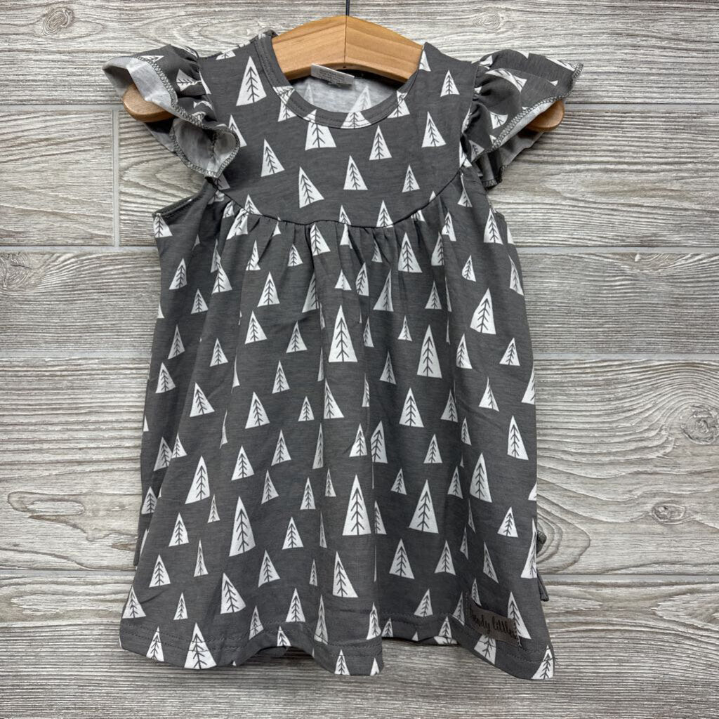NEW Dress Trees Flutter Sleeves 12M