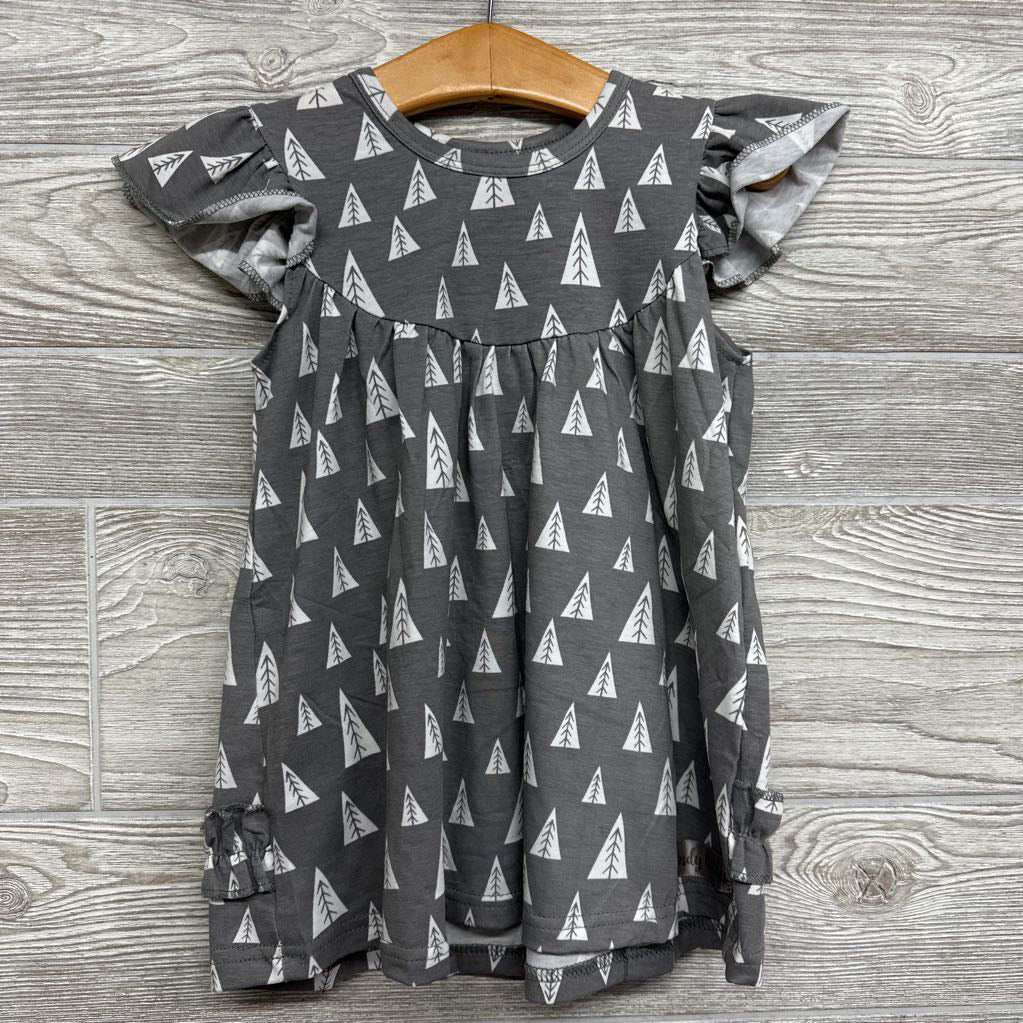 NEW Dress Trees Flutter Sleeves