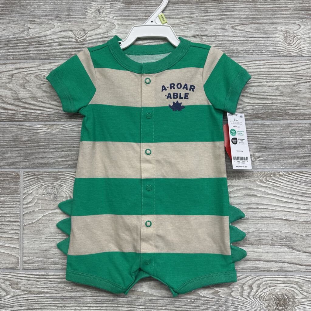 NEW Button Up Creeper Stripes A-roar-able